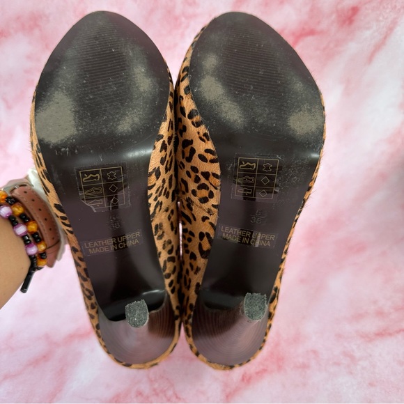 N.Y.L.A Leopard Print Heels Size 38 - Picture 10 of 16
